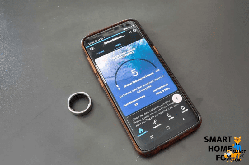 Appli smartphone Oura ring